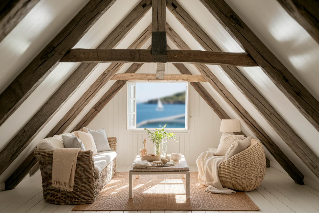 Réaménager un espace atypique dans une propriété de l'Île de Ré